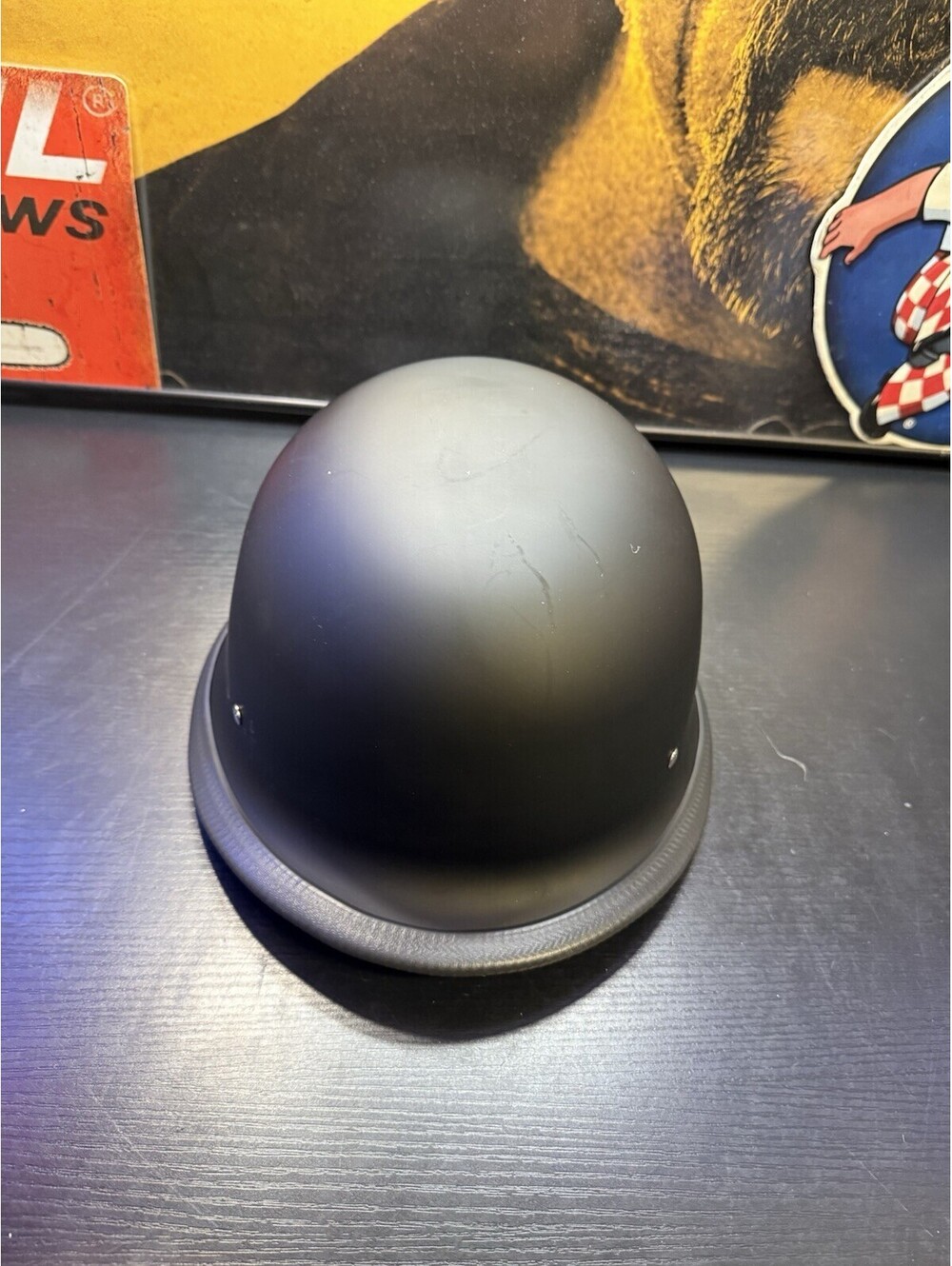 Daytona German DOT Half Helmet Matte Black Size Small 2020